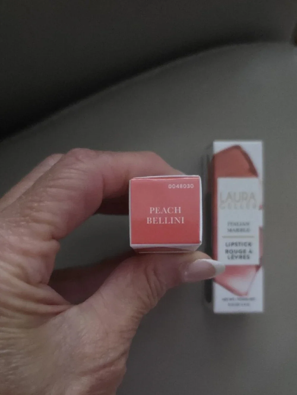 Laura Geller Italian Marble Lipstick Duo in Peach Bellini
